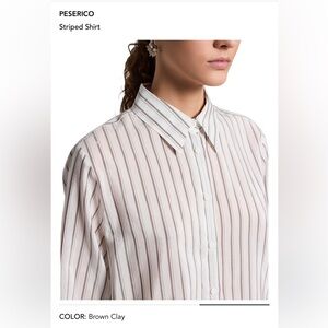 Peserico Silk and Cotton organza shirt